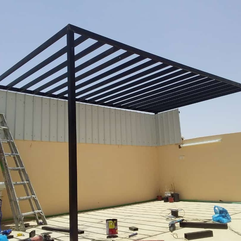 مظلات حديد كلاسيكية الجبيل مظلات حديد مقاومة للعوامل الجوية